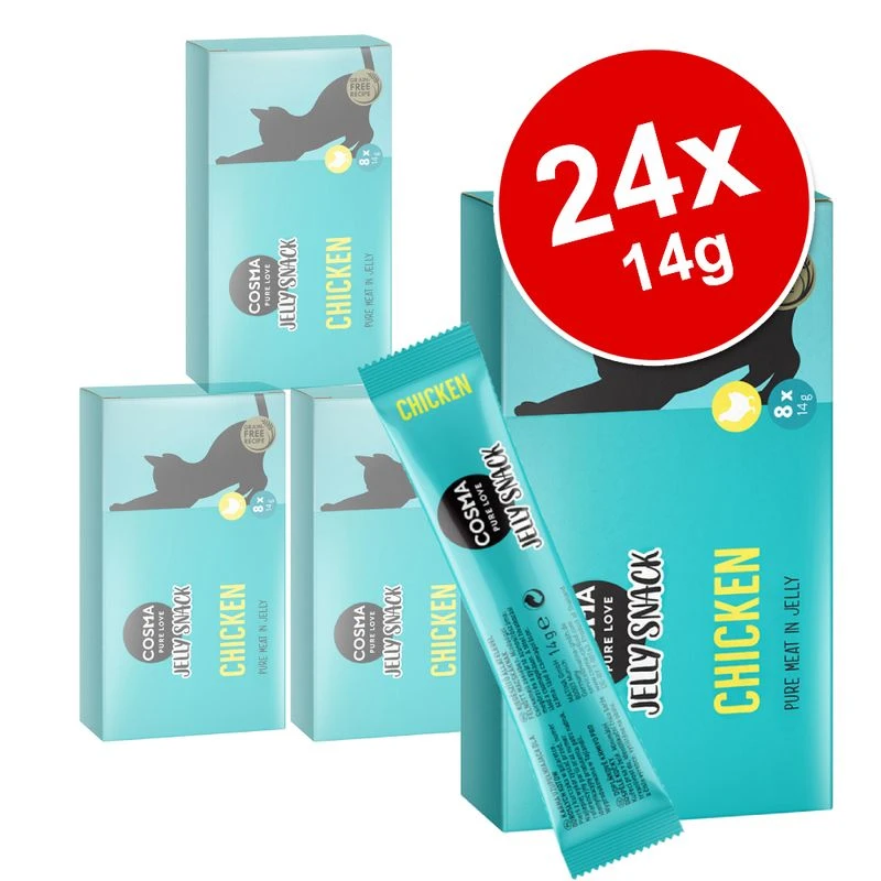 Cosma Jelly Snacks Saver Pack Salmon (24 X 14g) 1 Cosma Jelly Snacks Saver Pack Salmon (24 X 14g)