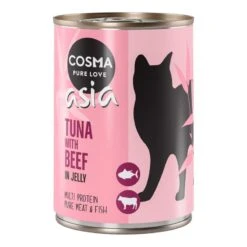 Cosma Asia In Jelly 6 X 400g Chicken With Chicken Liver 27 Cosma Asia In Jelly 6 X 400g Chicken With Chicken Liver -Zoo Plus 101376 pla cosma asia tunabeef 400g 6 4