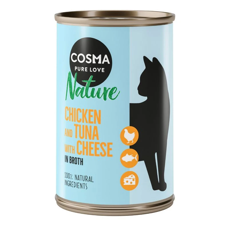 Cosma Nature 6 X 140g Chicken & Tuna With Cheese 14 Cosma Nature 6 X 140g Chicken & Tuna With Cheese - Image 14