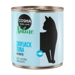 Cosma Nature 6 X 280g Tuna With Anchovy -Zoo Plus 104073 pla cosma nature skipjack 280g 6 2