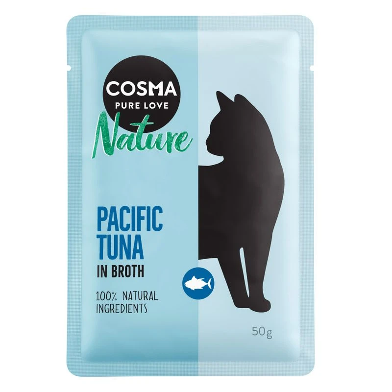 Cosma Nature Pouches Saver Pack 18 X 50g Mixed Pack (6 Varieties) 16 Cosma Nature Pouches Saver Pack 18 X 50g Mixed Pack (6 Varieties) - Image 16