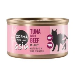 Cosma Asia In Jelly 6 X 85g Tuna With Crab Meat 23 Cosma Asia In Jelly 6 X 85g Tuna With Crab Meat -Zoo Plus 104534 pla cosma asia tunabeef 85g 9 1