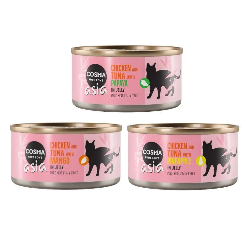 Cosma Asia Fruit In Jelly 6 X 170g Mixed Pack I 2 Cosma Asia Fruit In Jelly 6 X 170g Mixed Pack I - Image 2