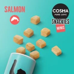 Cosma Snackies Minis Saver Pack Tuna (5 X 25g) -Zoo Plus 114601 cosma snackies mini foodboard salmon 1000x1000 1