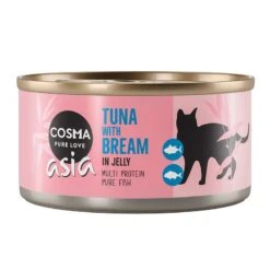 Cosma Asia In Jelly Saver Pack 24 X 170g Mix 1 (4 Varieties) -Zoo Plus 160596 pla cosma asia tunabream 170g 4 8