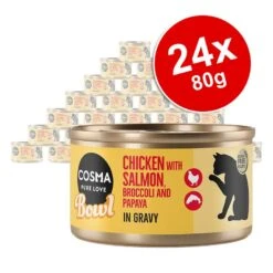 Cosma Bowl Saver Pack 24 X 80g Tuna With Anchovies