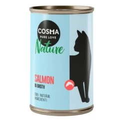 Cosma Nature Saver Pack 12 X 140g Mix 2 (6 Varieties) -Zoo Plus 1 104067 cosma nature salmon 140g 2 6