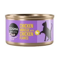 Cosma DUO Layer 6 X 70g Tuna Mousse With Sardine Flakes