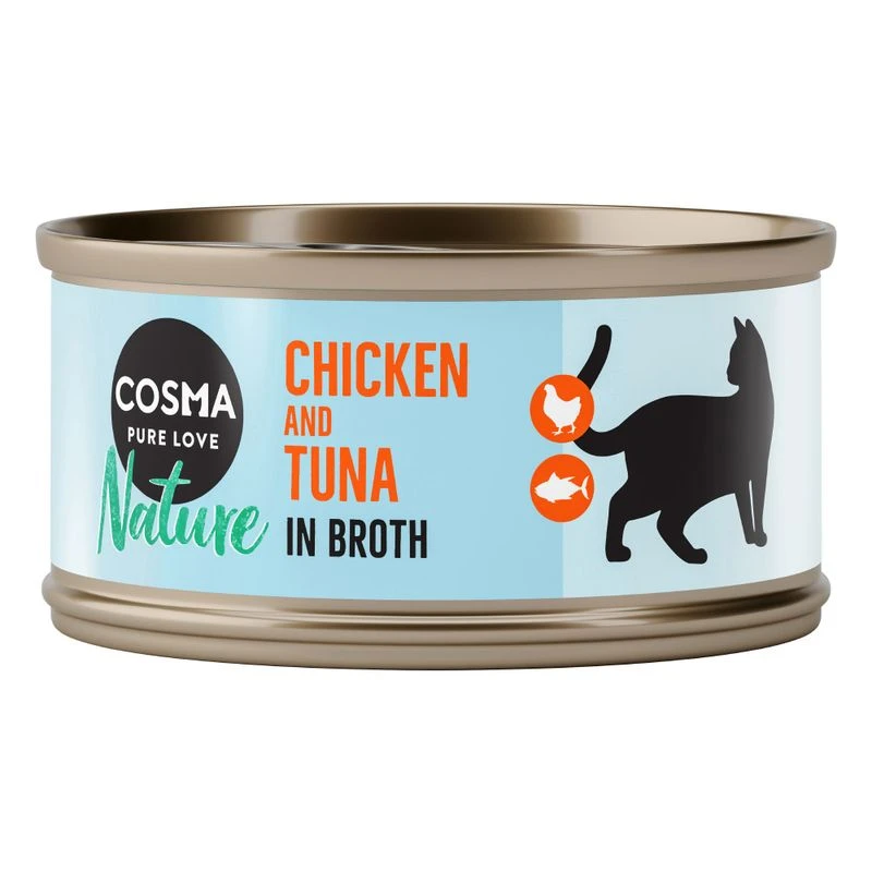 Cosma Nature 6 X 70g Tuna With Anchovy 16 Cosma Nature 6 X 70g Tuna With Anchovy - Image 16