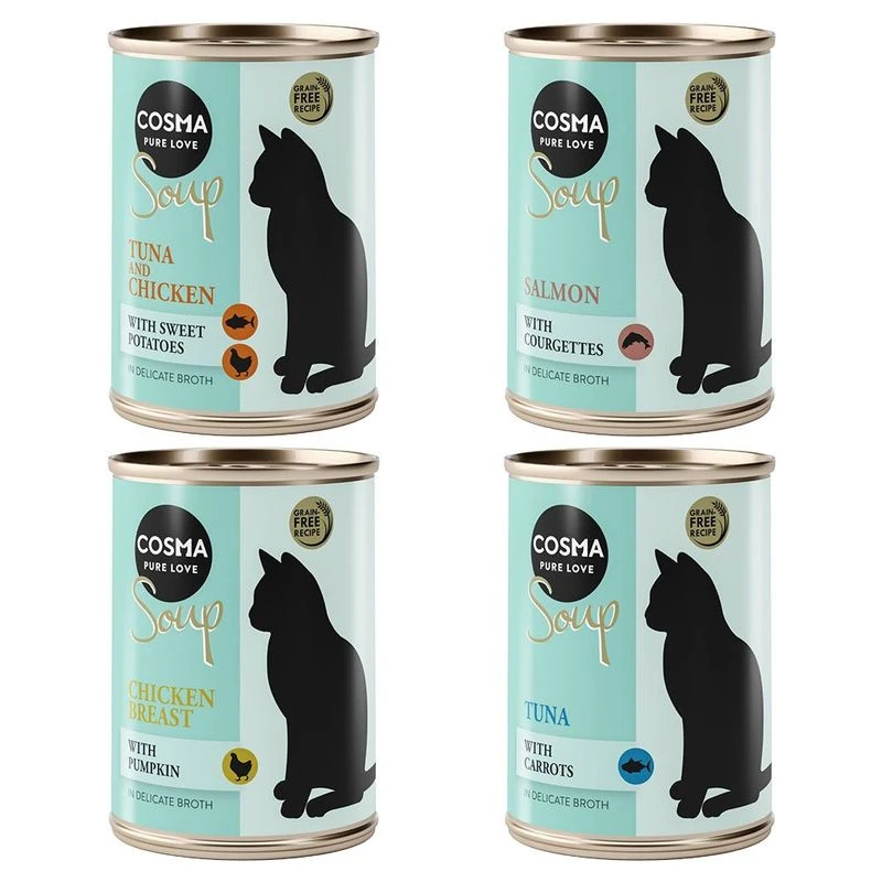 Cosma Soup Saver Pack 24 X 100g Chicken With Chicken Liver & Broccoli - Image 19