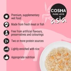 Cosma Asia In Jelly 6 X 85g Tuna With Crab Meat 16 Cosma Asia In Jelly 6 X 85g Tuna With Crab Meat -Zoo Plus 2 cosma asia 8 6