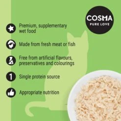 Cosma Original Pouches In Jelly 6 X 100g Chicken Breast -Zoo Plus 2 cosma original 7 30