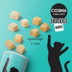 Cosma Snackies Minis Maxi Tube Mix (130g) -Zoo Plus 2 cosma snackies mini rangeboard 1000x1000 0