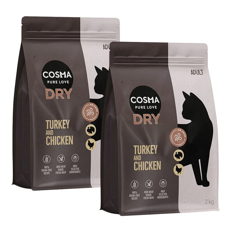 Cosma Turkey & Chicken Dry Food 400g 6 Cosma Turkey & Chicken Dry Food 400g - Image 6