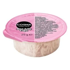 Cosma Mini Jelly Cups Saver Pack 24 X 25g Chicken Breast -Zoo Plus 360596 cosma mini jelly cup box pacific tuna hs 02 9 1