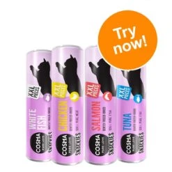 Cosma Snackies XXL Mixed Trial Pack Salmon & White Fish (40g)