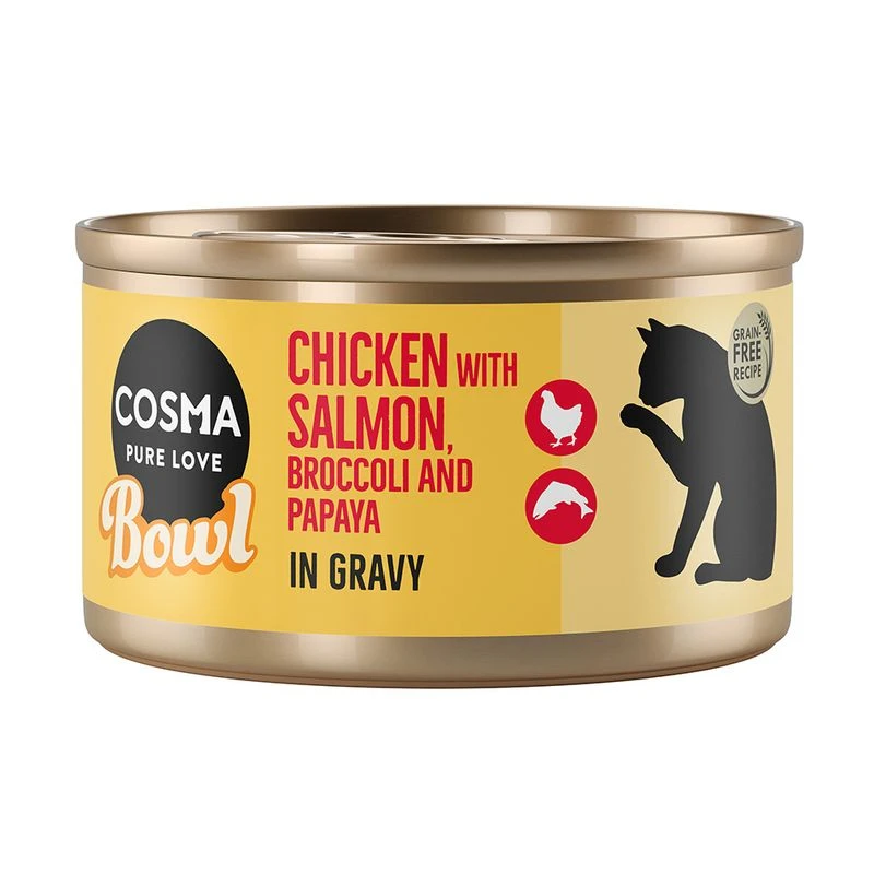 Cosma Bowl 6 X 80g Chicken Breast With Salmon