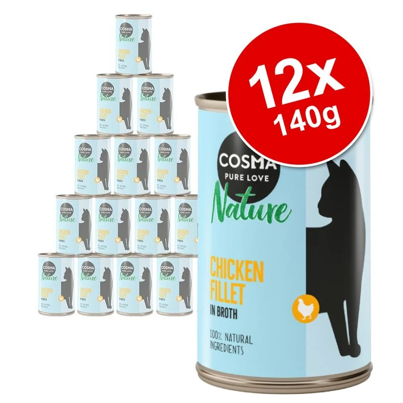 Cosma Nature Saver Pack 12 X 140g Chicken & Tuna 1 Cosma Nature Saver Pack 12 X 140g Chicken & Tuna