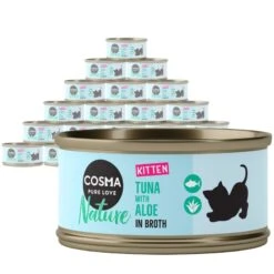 Cosma Nature Kitten Saver Pack 24 X 70g Mixed Pack (3 Varieties) 18 Cosma Nature Kitten Saver Pack 24 X 70g Mixed Pack (3 Varieties) -Zoo Plus 491158 1 1 2