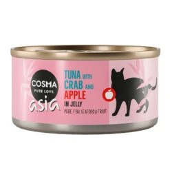 Cosma Asia Fruit In Jelly 6 X 170g Mixed Pack II -Zoo Plus 502796 only in the mix pla cosma asia tuna crab apple 170g 1000x1000 6