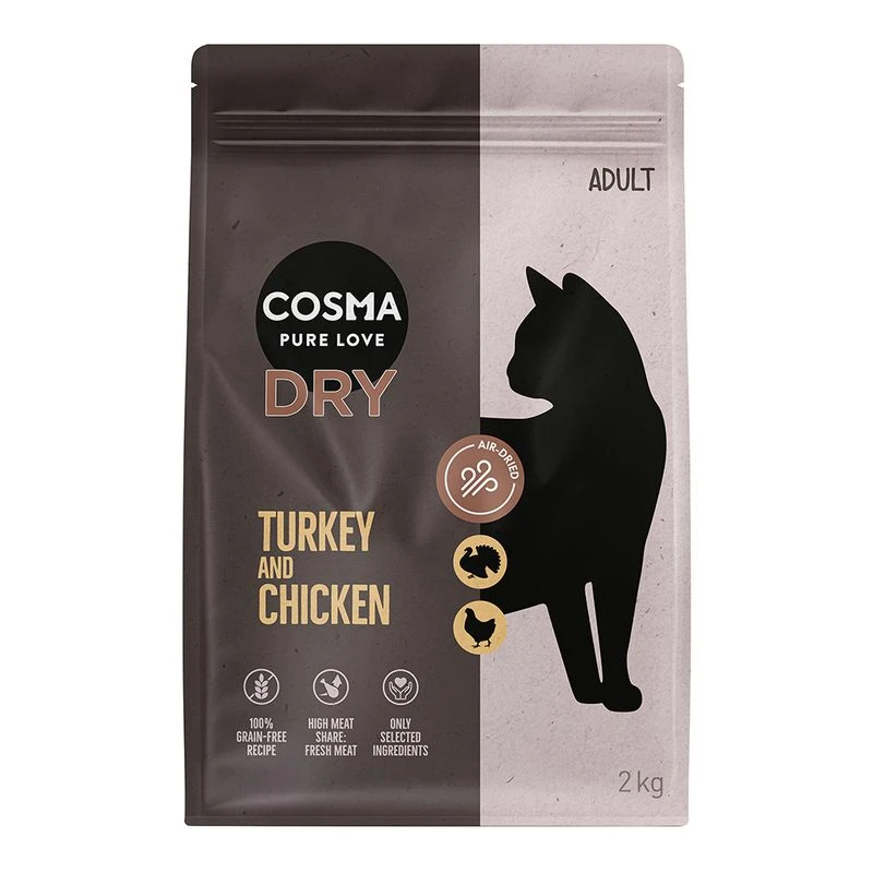Cosma Turkey & Chicken Dry Food 400g 4 Cosma Turkey & Chicken Dry Food 400g - Image 4