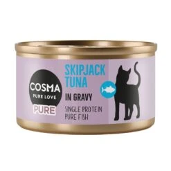 Cosma Pure Saver Pack 12 X 80g Skipjack Tuna 11 Cosma Pure Saver Pack 12 X 80g Skipjack Tuna -Zoo Plus 538152 pla cosma pure skipjack tuna 80g 01 6 2
