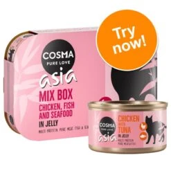 Cosma Asia In Jelly Mixed Trial Packs 6 X 170g Mixed Pack (4 Varieties)