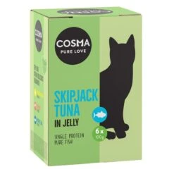 Cosma Original Pouches In Jelly Saver Pack 24 X 100g Pacific Tuna -Zoo Plus 85210 pla cosma original skipjacktuna box100g 9 1