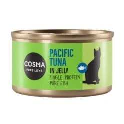 Cosma Original In Jelly 6 X 85g Pacific Tuna -Zoo Plus 92600 pla cosma original pacifictuna 85g 0 5