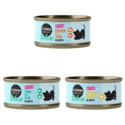 Cosma Nature Kitten 6 X 70g Mixed Pack (3 Varieties) -Zoo Plus 93196 6