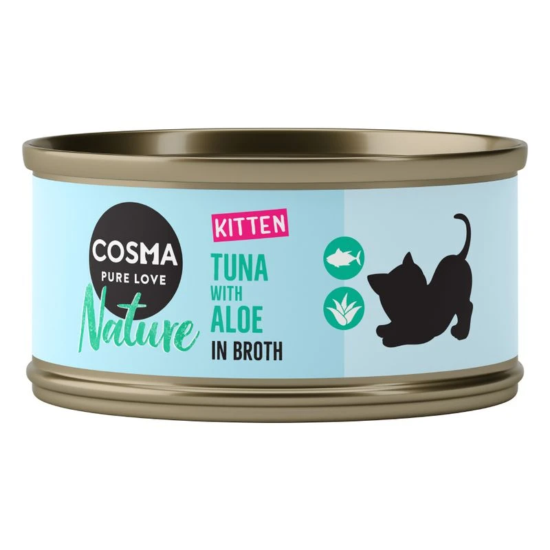 Cosma Nature Kitten Saver Pack 24 X 70g Mixed Pack (3 Varieties) 6 Cosma Nature Kitten Saver Pack 24 X 70g Mixed Pack (3 Varieties) - Image 6