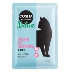 Cosma Nature Pouches Saver Pack 18 X 50g Pacific Tuna -Zoo Plus 99516 pla cosma nature chickenham 50g 0