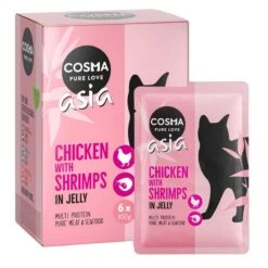 Cosma Asia In Jelly Pouches 6 X 100g Tuna With Salmon -Zoo Plus chickenwithshrimps100g 5 9