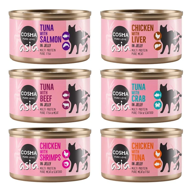 Cosma Asia In Jelly 6 X 85g Tuna With Crab Meat 14 Cosma Asia In Jelly 6 X 85g Tuna With Crab Meat - Image 14