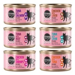 Cosma Asia In Jelly Saver Pack 24 X 85g Tuna With Crab Meat -Zoo Plus cosma asia tmix 8