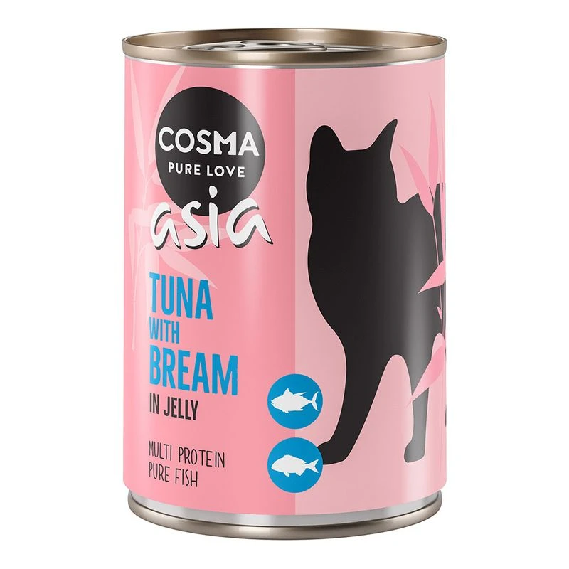 Cosma Asia In Jelly 6 X 400g Tuna With Beef 1 Cosma Asia In Jelly 6 X 400g Tuna With Beef