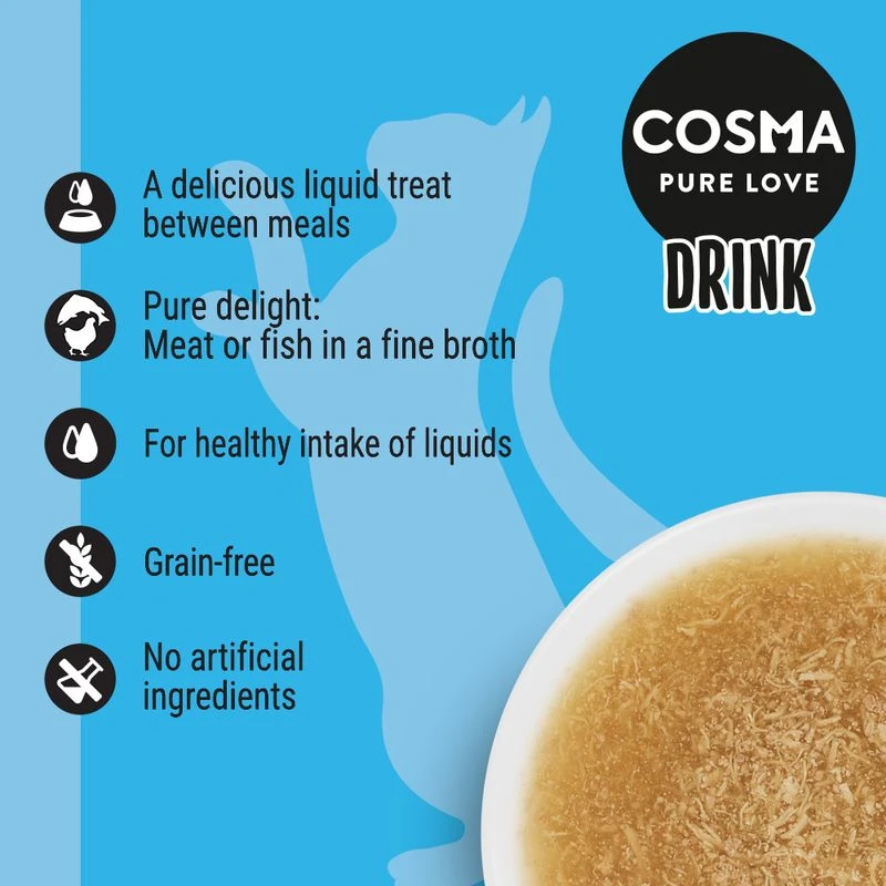 Cosma Drink 6 X 100g Tuna 2 Cosma Drink 6 X 100g Tuna - Image 2