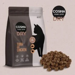 Cosma Tuna & Chicken Dry Food Economy Pack: 2 X 2kg