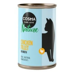Cosma Nature 6 X 140g Tuna With Lamb -Zoo Plus cosma nature chickenfillet 140g 1000x1000 4 6