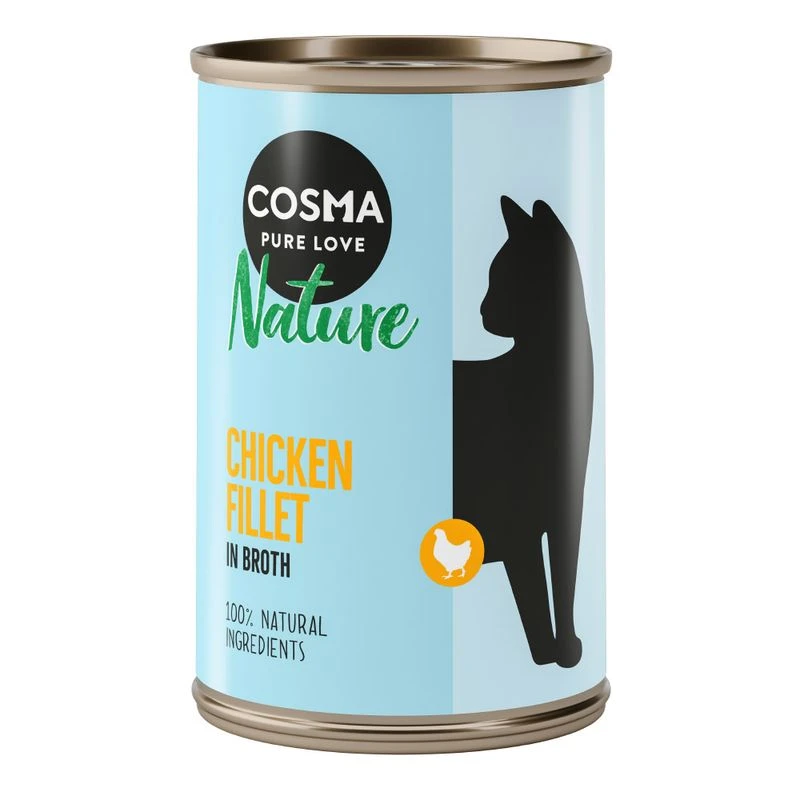 Cosma Nature 6 X 140g Chicken & Salmon 12 Cosma Nature 6 X 140g Chicken & Salmon - Image 12