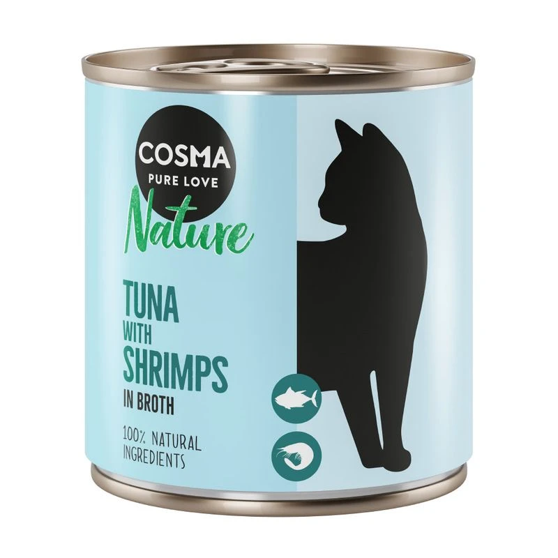 Cosma Nature Saver Pack 12 X 280g Tuna & Shrimp 9 Cosma Nature Saver Pack 12 X 280g Tuna & Shrimp - Image 9