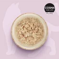 Cosma Pure Saver Pack 12 X 80g Mixed Pack (3 Varieties) -Zoo Plus cosma pure board food salmon 4 2