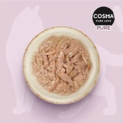 Cosma Pure Saver Pack 24 X 80g Mixed Pack (3 Varieties) -Zoo Plus cosma pure board food tuna 1 1