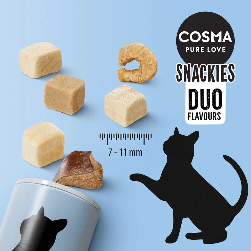 Cosma Snackies DUO 2 In 1 – Saver Pack Mixed Pack: 3 Flavours (131g) 3 Cosma Snackies DUO 2 In 1 – Saver Pack Mixed Pack: 3 Flavours (131g) - Image 3