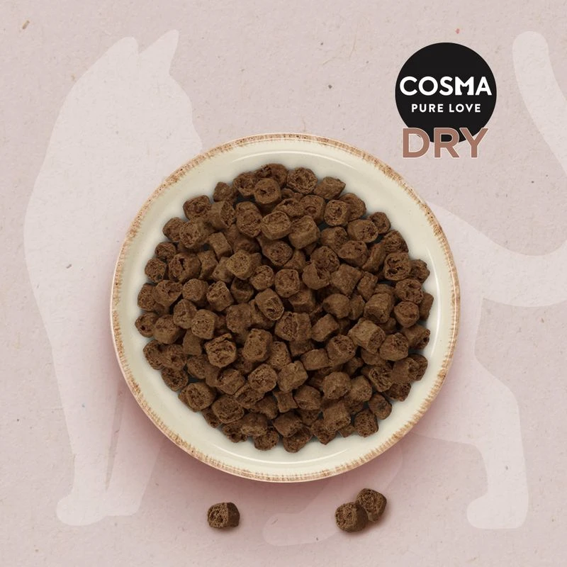 Cosma Turkey & Chicken Dry Food Economy Pack: 2 X 2kg - Image 2
